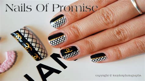 chanel nail design tutorial